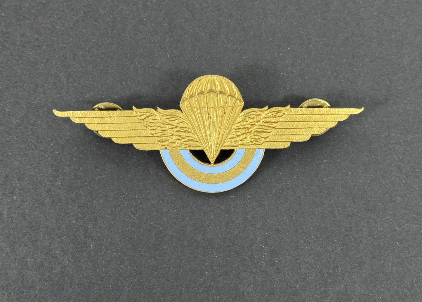 Argentine Air Force Officer's Parachute Wings Badge