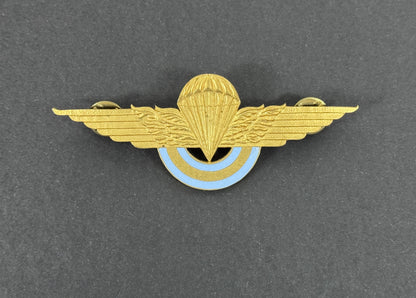 Argentine Air Force Officer's Parachute Wings Badge