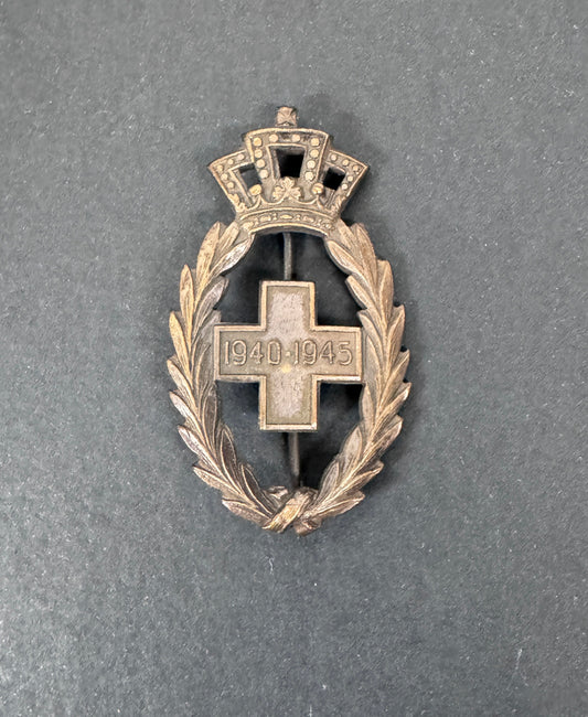WW2 Belgian Red Cross Decoration of the Palms 1940-1945 Badge