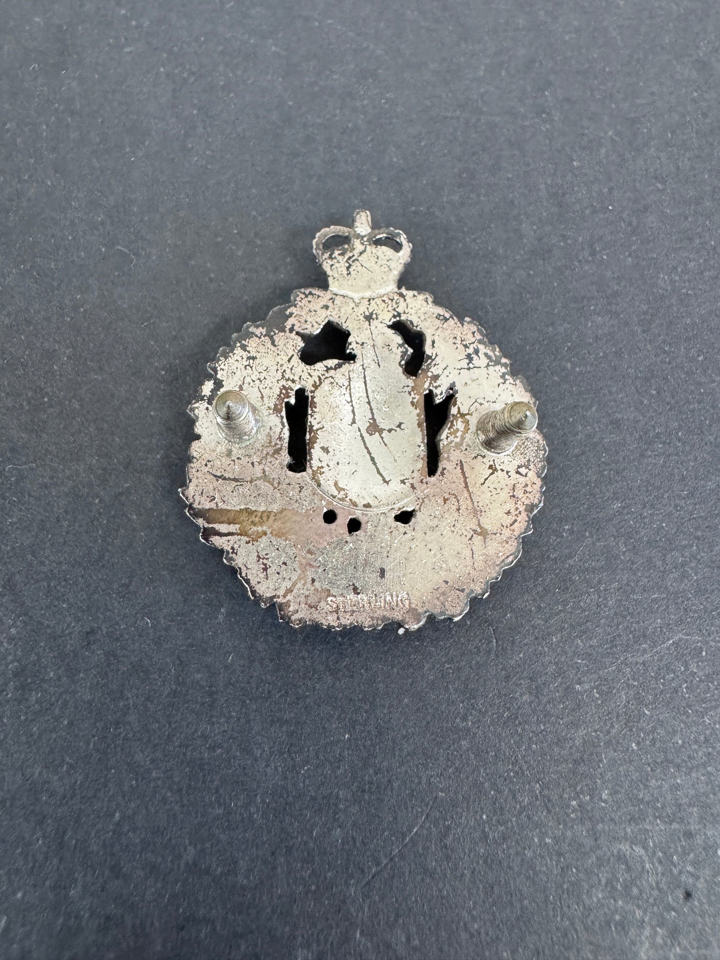 Canadian Army Lord Strathcona's Horse Officer Cap Badge