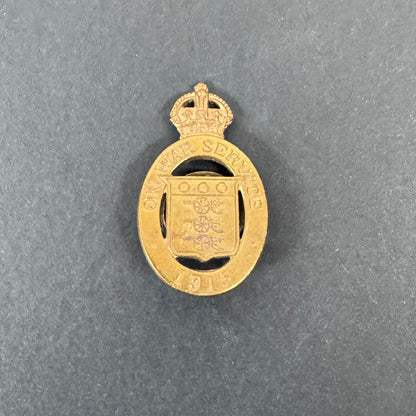 WW1 British On War Service 1915 Munitions Factory Worker Badge