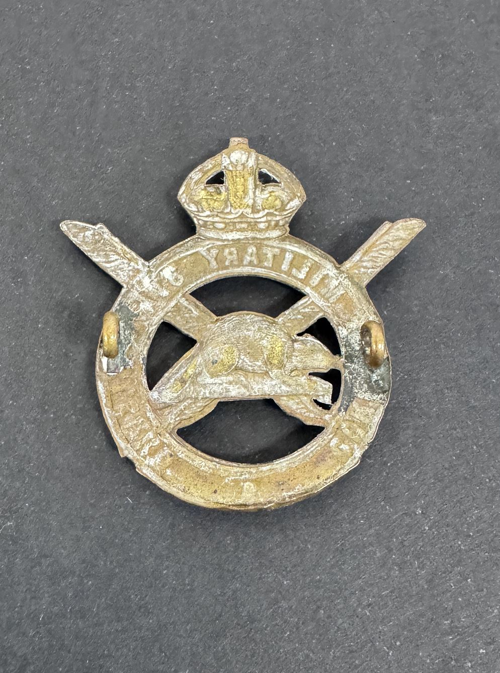 WW2 Canadian Corps of Military Staff Clerks Cap Badge