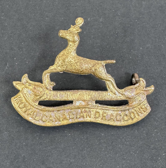 WW1 CEF Royal Canadian Dragoons Cap Badge