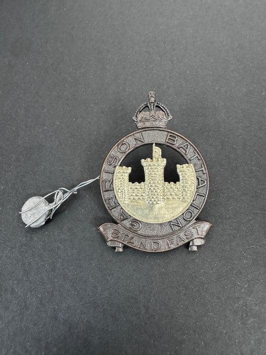 WW2 Canadian Army Garrison Battalion Officer's Cap Badge