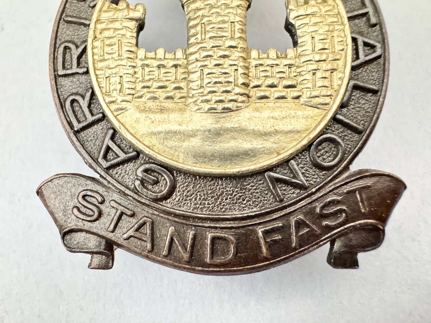 WW2 Canadian Army Garrison Battalion Officer's Cap Badge