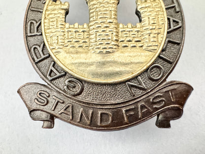 WW2 Canadian Army Garrison Battalion Officer's Cap Badge