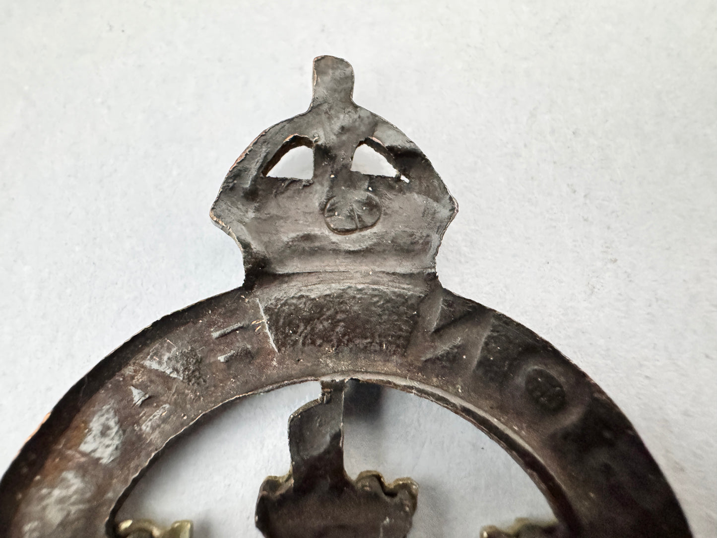 WW2 Canadian Army Garrison Battalion Officer's Cap Badge