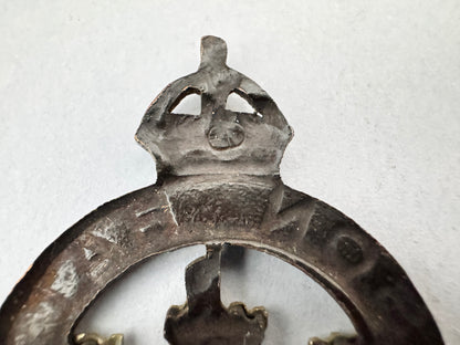 WW2 Canadian Army Garrison Battalion Officer's Cap Badge
