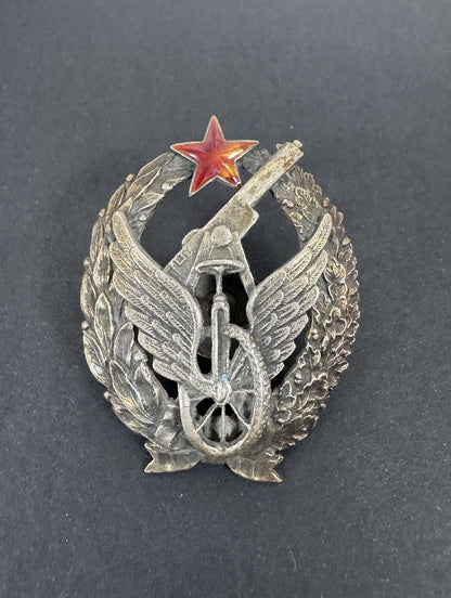 Soviet Russian Breast Badge Commander of Anti-Aircraft Armored Car Units
