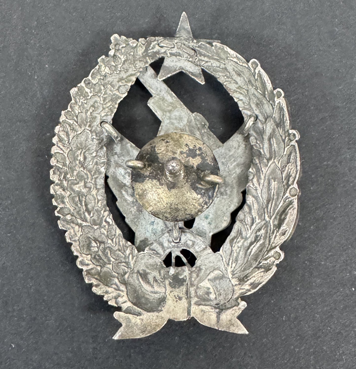 Soviet Russian Breast Badge Commander of Anti-Aircraft Armored Car Units