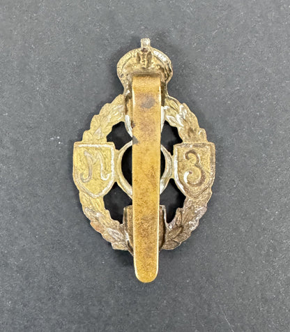 WW2 British Army Royal Mechanical and Electrical Engineers (REME) Cap Badge
