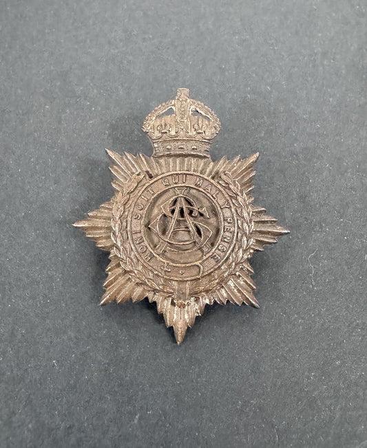 WW1 British Army Service Corps (ASC) Officer's Cap Badge