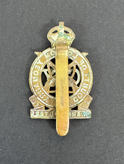 WW1 British Army County of London Yeomanry (CLY) Sharpshooters Cap Badge