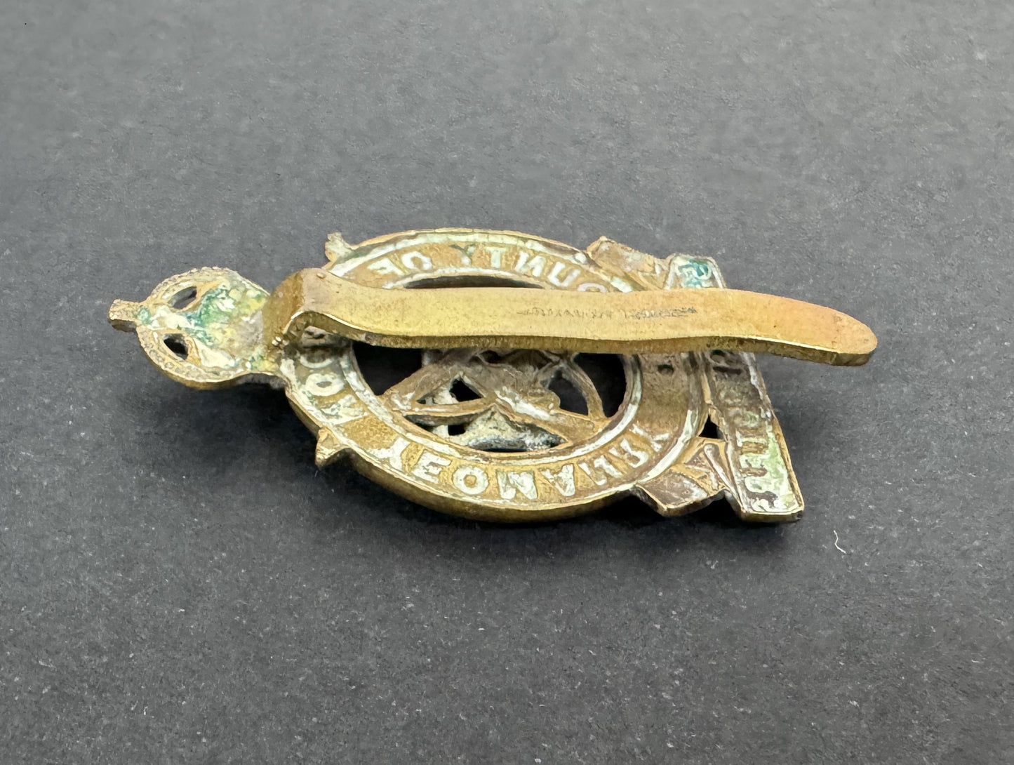 WW1 British Army County of London Yeomanry (CLY) Sharpshooters Cap Badge