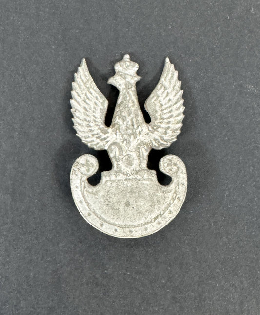 Silver eagle emblem on a dark gray background