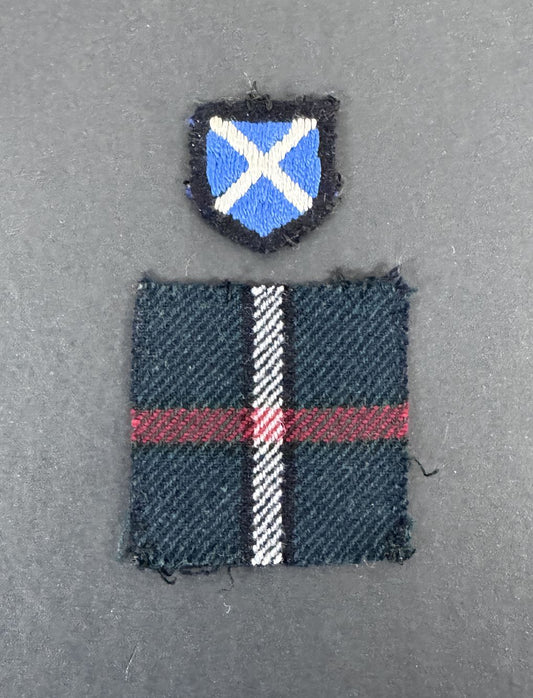 WW2 British Army 52nd Lowland Division Highland Light Infantry Formation Sign