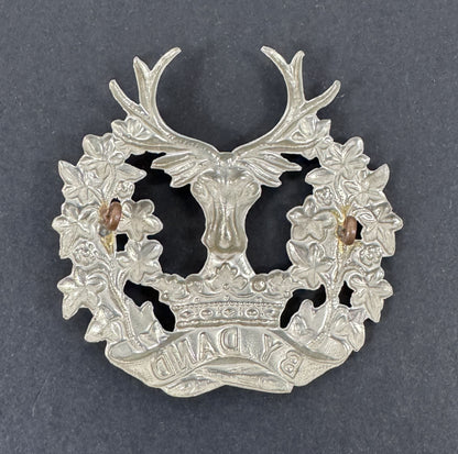 WW2 British Army Gordon Highlanders Cap Bonnet Badge