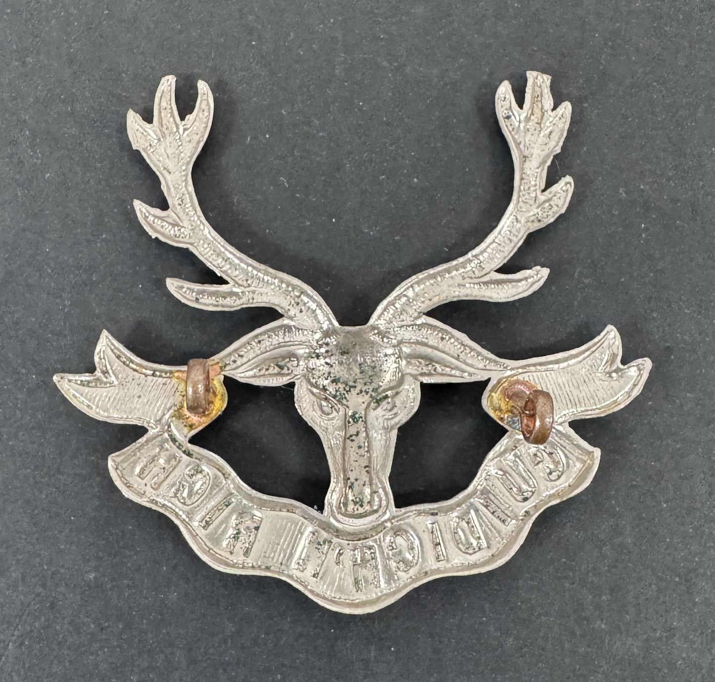 WW2 British Army Seaforth Highlanders Cap Bonnet Badge