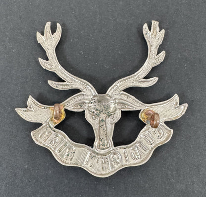 WW2 British Army Seaforth Highlanders Cap Bonnet Badge