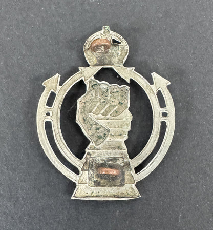 WW2 British Army Royal Armoured Corps Cap Badge