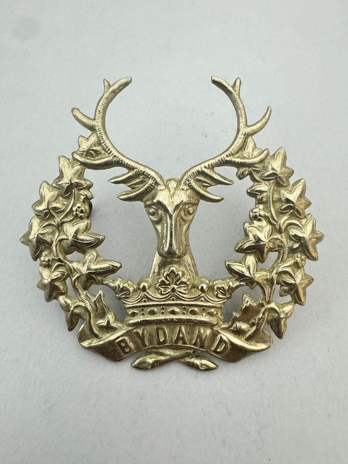 WW2 British Army Gordon Highlanders Glengarry Cap Badge
