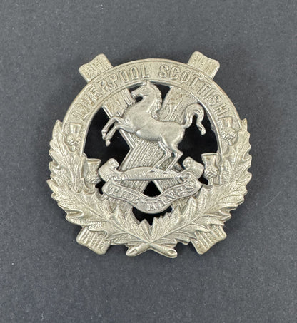 WW1 British Army 10th Battalion Liverpool Scottish Cap Badge