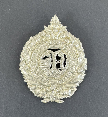 WW2 British Argyll & Sutherland Highlanders Glengarry Cap Badge