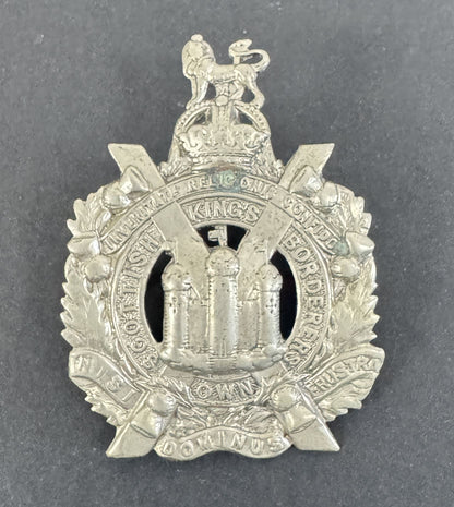 WW2 British Army King's Own Scottish Borderers Glengarry Cap Badge