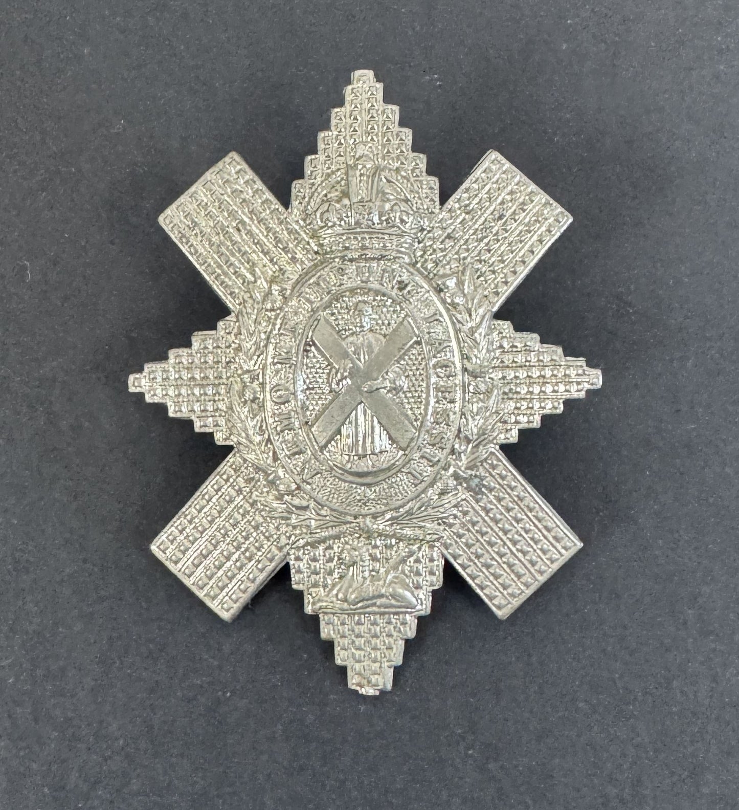 WW2 British Army The Black Watch Royal Highland Regiment Glengarry Cap Badge