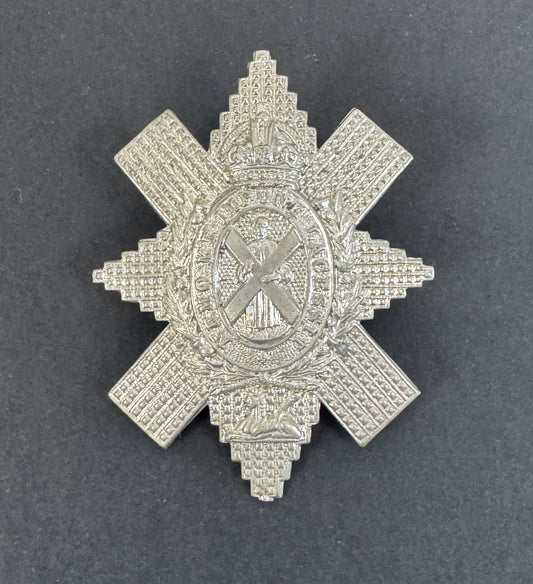 WW2 British Army The Black Watch Royal Highland Regiment Glengarry Cap Badge