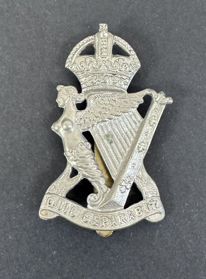 WW2 British Army Royal Ulster Rifles Regiment Cap Badge