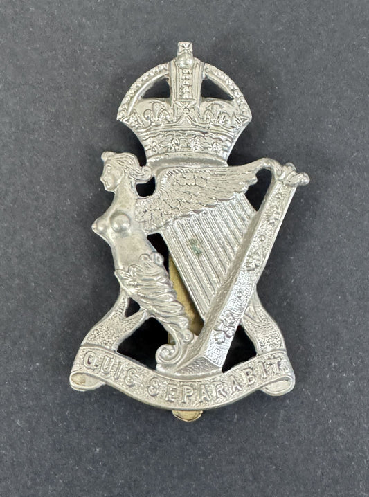 WW2 British Army Royal Ulster Rifles Regiment Cap Badge