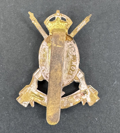 WW1 British Army 6th Dragoon Guards (VI DG) Carabiniers Cavalry Cap Badge