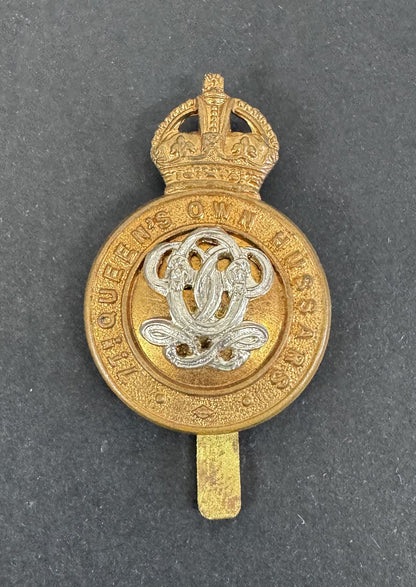 WW2 British Army 7th Queen's Own Hussars Regiment Cap Badge