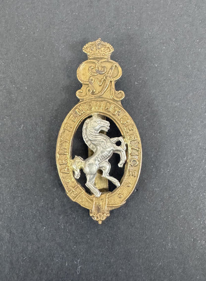 WW1 British Army Remounts Service Cap Badge