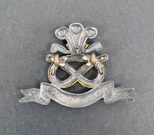 WW2 British Army North Staffordshire Regiment Officer's Cap Badge