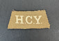 British Army H.C.Y. (Hampshire Carabiniers Yeomanry) Printed Shoulder Title