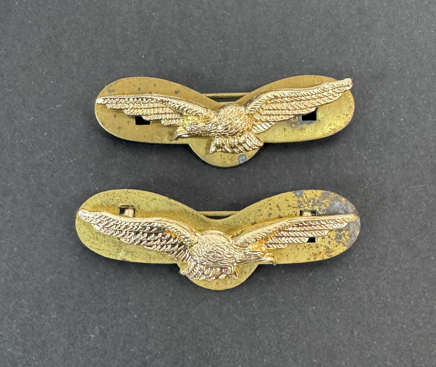 British Royal Air Force (RAF) Aircrew Officer's Eagle Arm Badges