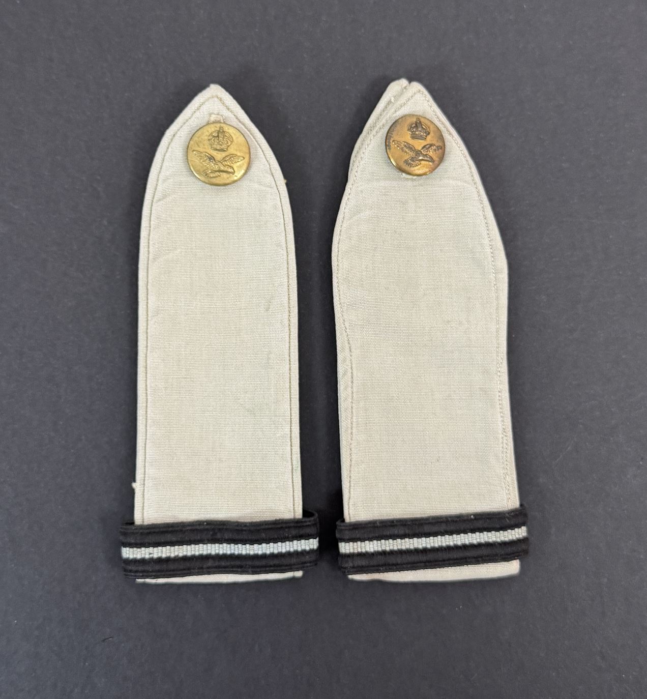 British Royal Air Force (RAF) Officer's Overseas Tropical Rank Shoulder Straps
