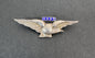WW1 British Royal Navy Air Service (RNAS) Silver Sweetheart Brooch Badge