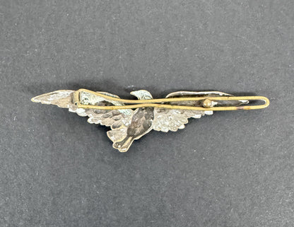 WW1 French Air Force Pilot Kepi Cap Badge Eagle