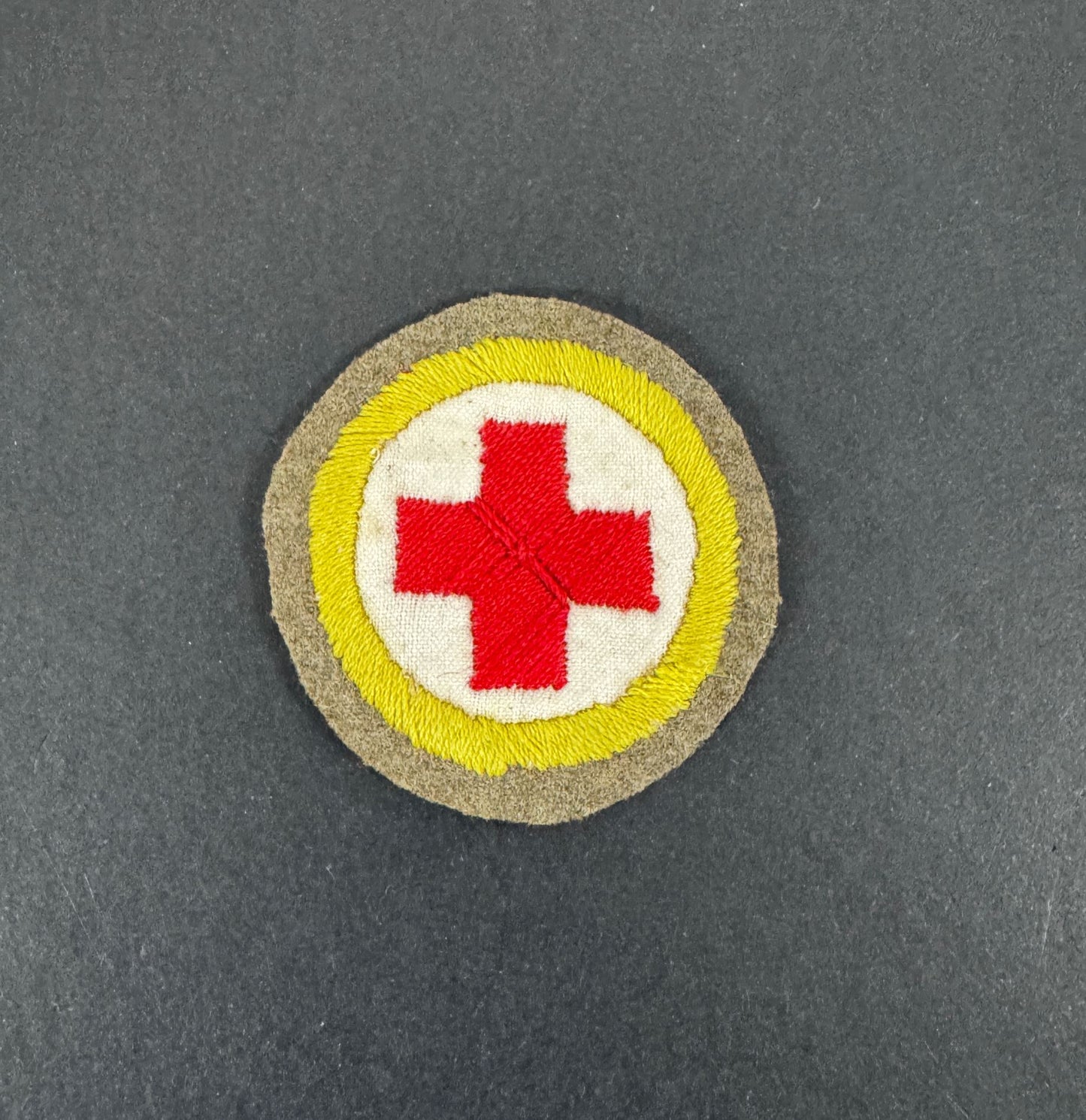 Boer War British Royal Army Medical Corps Arm Badge Geneva Red Cross
