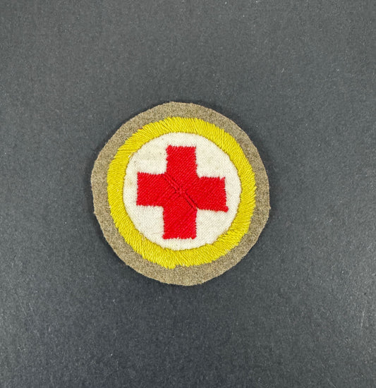 Boer War British Royal Army Medical Corps Arm Badge Geneva Red Cross