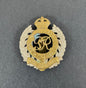 WW2 Royal Engineers Warrant Officer Cap Badge (British Army)