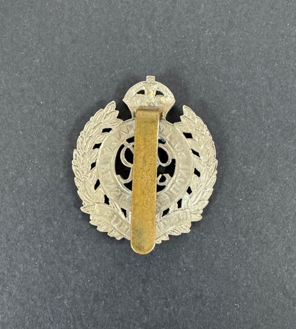 WW2 Royal Engineers Warrant Officer Cap Badge (British Army)
