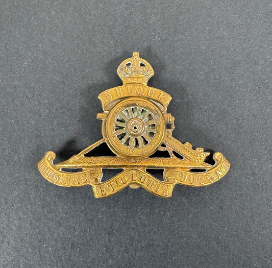 WW2 Royal Artillery Cap Badge (British Army)