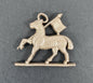 WW2 British Army Royal West Surrey Regiment Economy Plastic Cap Badge