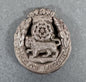 WW2 British Army York and Lancaster Regiment Economy Plastic Cap Badge