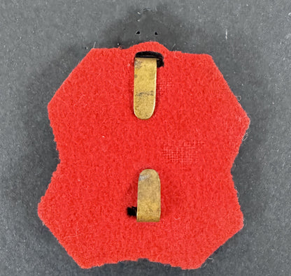 WW2 British Army King's Royal Rifle Corps Economy Plastic Cap Badge