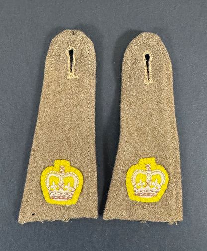 British Army Royal Armoured Corps Officer Battledress Shoulder Straps